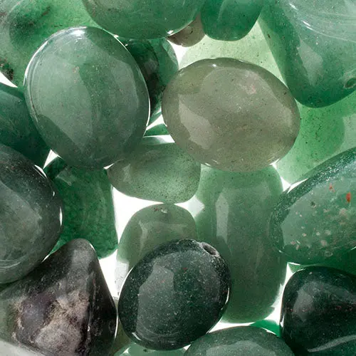 Natural Green Aventurine Beads – 100G Sparkling Quartz Variety 1