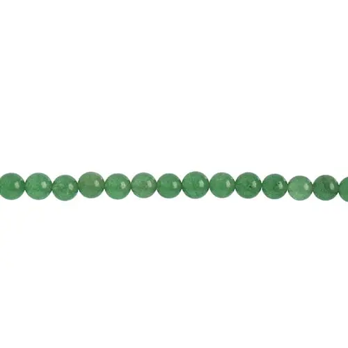 Natural Green Aventurine Round Beads – Earth'S Jewels Hand-Selected Gemstone Beads 1