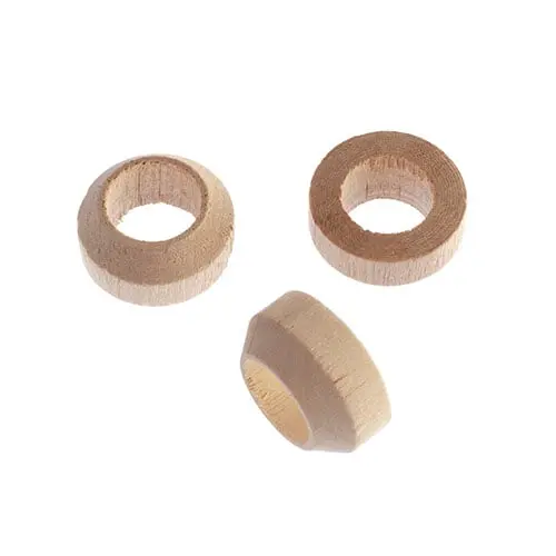 Natural Wood Doll Stand – 1" X 0.5" Miniature Display Base 1