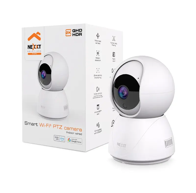 Nexxt Nhc-Ip10 Indoor Ptz Wi-Fi Security Camera With Wired Ethernet (Rj45) 1
