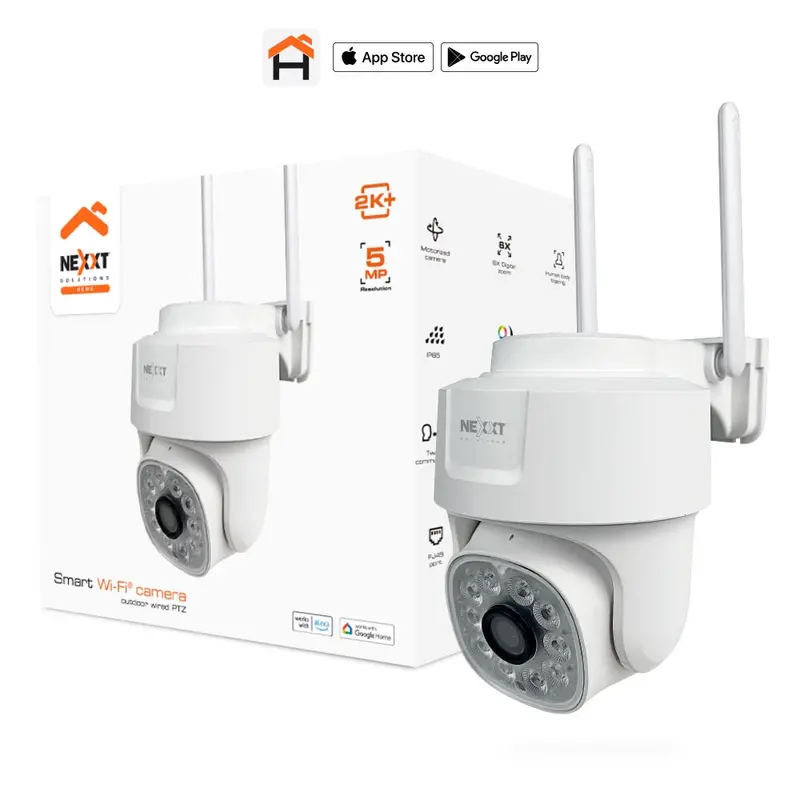 Nexxt Nhc-Op10 Outdoor Wired Ptz Wi-Fi Camera For 24/7 Surveillance 1