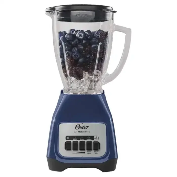 Oster 2-Speed Blue Blender – Compact Countertop Model 1