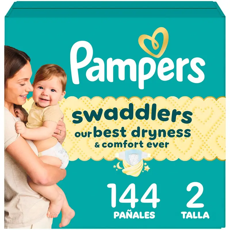 Pampers Swaddlers Size 2 Diapers – Pack Of 144 1