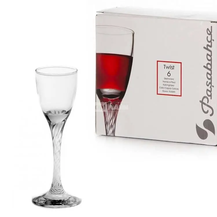 Pasabahce Twist 6-Piece Stemware Set – Elegant Glassware Collection 1