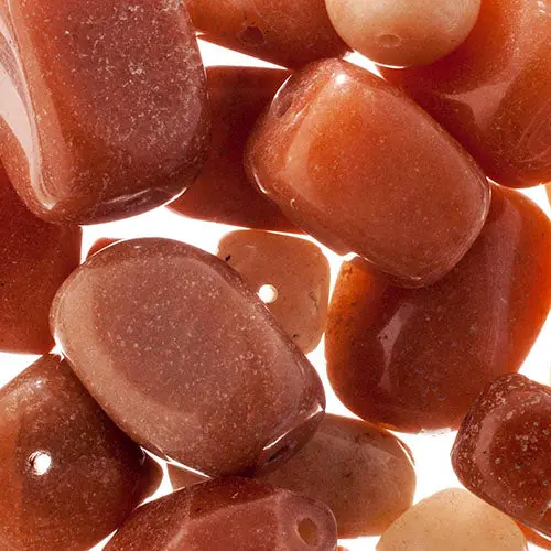 Peach Aventurine Gemstone Chips – 100G Soft Orange Crystal Pack 1