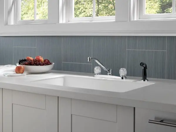 Peerless P225Lf Two-Handle Kitchen Faucet – Chrome Finish, Classic Lever Design 1
