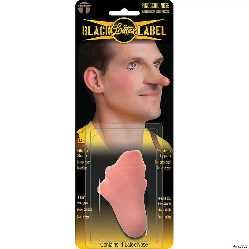 Pinocchio-Style Latex Nose Prosthetic 1
