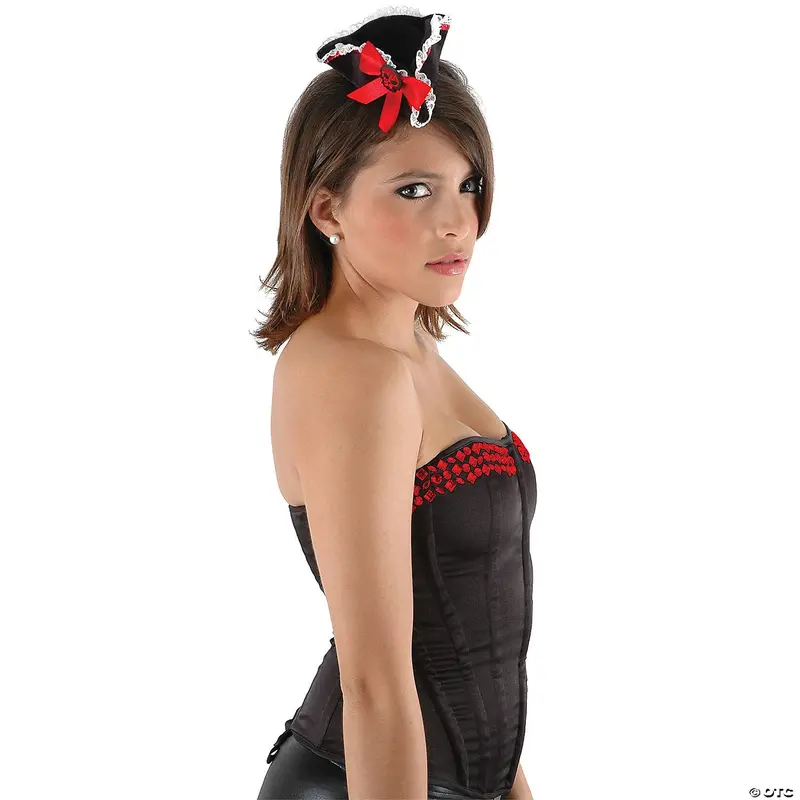 Playful Pirate Costume Hat For Adults 1