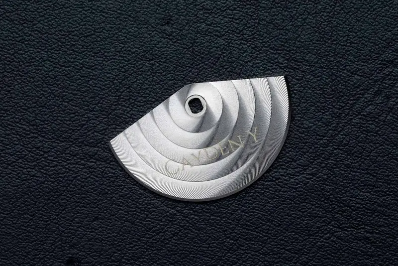Polished Silver Custom Rotor For Miyota 8-Series Movements 1