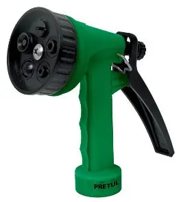 Pretul Heavy-Duty Adjustable Garden Hose Nozzle – 5 Spray Patterns For Cars, Plants, Pets & More 1
