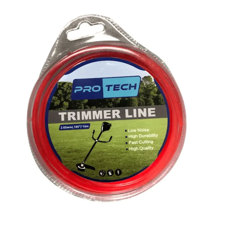 Pro-Tech 2.65 Mm Trimmer Line Spool – 15-Meter Heavy-Duty Replacement Cord For Brush Cutters 1