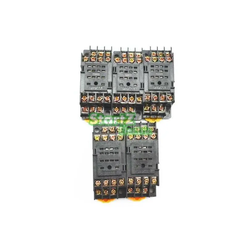 Pyf14A Relay Mounting Base – 5-Piece Pack For My4Nj Relays 1