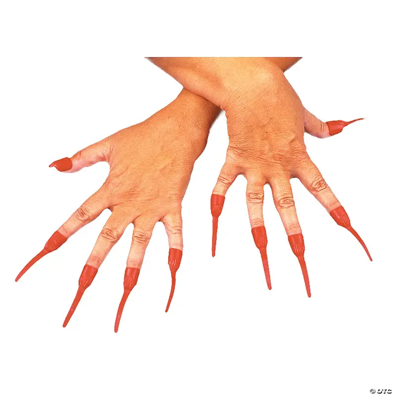 Red Devil Acrylic Nail Art Set 1