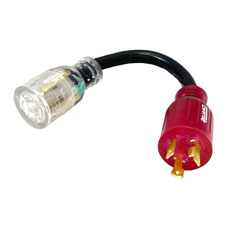 Reliance Ac3130 30A 125V Color-Coded L5-30 To L14-30 Generator Adapter Cord 1
