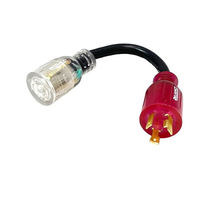 Reliance Ac3130B 30A 125V Color-Coded Adapter Cord: L5-30 Inlet To L14-30 Plug 1