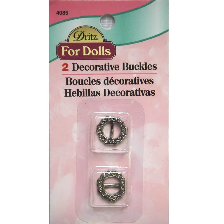 Round Mini Decorative Buckles – Pack Of Small Ornamental Hardware 1