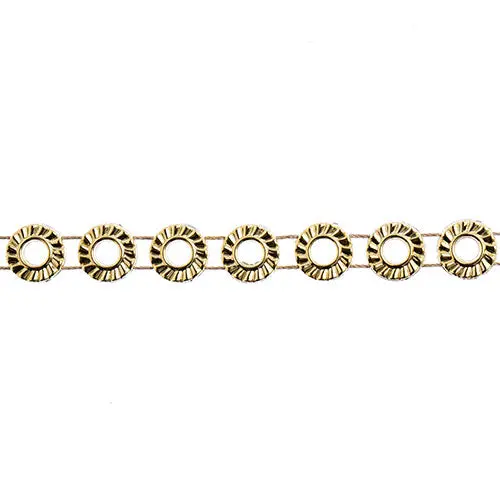 Round Plastic Trim With Large Center Hole, 10 Yards, 12Mm Width 1