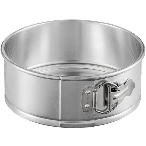 Royal Industries 8-Inch X 3-Inch Natural Aluminum Springform Pan – Compact, High-Performance Baking Dish For Small-Batch Cheesecakes – Roysfp0803 1