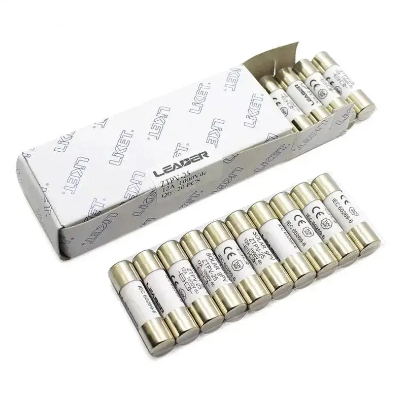 Scalable Solar Fuse Packs — 10/20/30/50/100 Units, 1–32A, 1000V Dc, 10×38Mm Pv-Grade Fusible Links 1