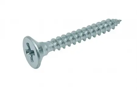 Self-Threading Flat-Head Machine Screws – Zinc-Plated For Easy Installation 1