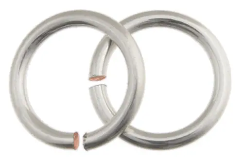 Silver-Plated Chain Maille Jump Rings – 18-Gauge, 5.5Mm Id, 50-Pack 1