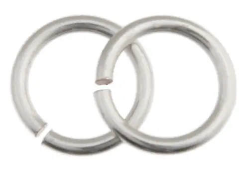 Silver-Plated Chain Maille Jump Rings – 20-Gauge, 4.37Mm Id, Non-Tarnish 1
