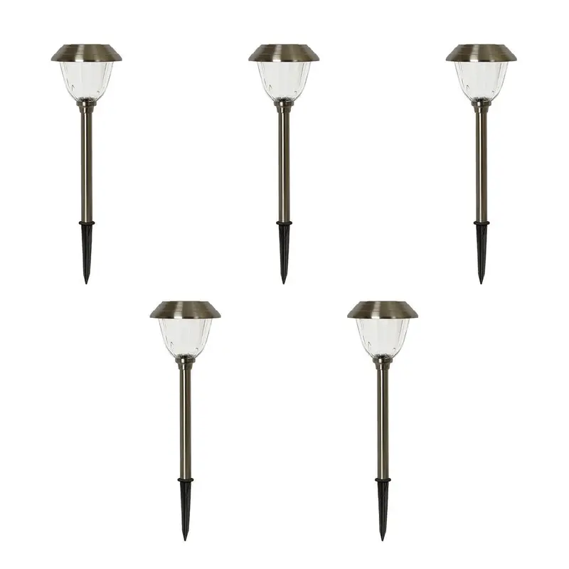 Smartyard Solar-Powered Led Path Lights – Set Of 5 Weatherproof Garden Fixtures 1