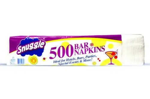 Snuggle Premium Cocktail Napkins – 2-Pack, 500 Count (Model 451118) 1