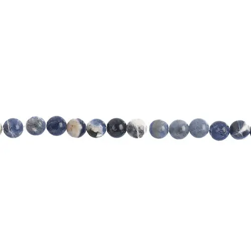 Sodalite Round Beads – Royal Blue, Natural Mineral, Semi-Precious, Earth'S Jewels Line 1