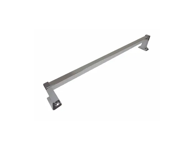 Solid Chrome Towel Rail – 18-Inch Wall-Mounted Bathroom Accessory 1
