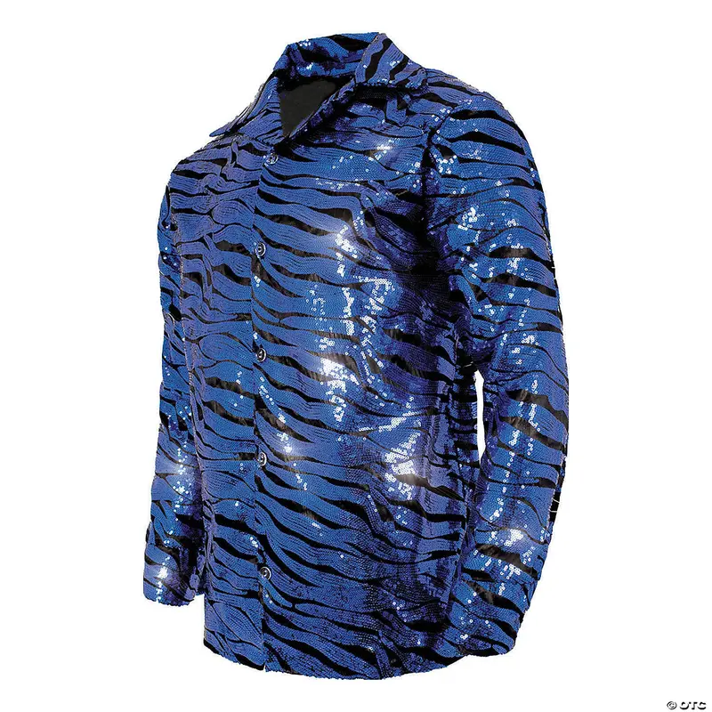 Sparkling Sequin Tiger Graphic T-Shirt For Adults 1