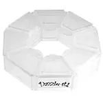 Stackable Ring Organizer Box – 8-Slot Plastic Tray – 4 X 3 X 2 Cm 1