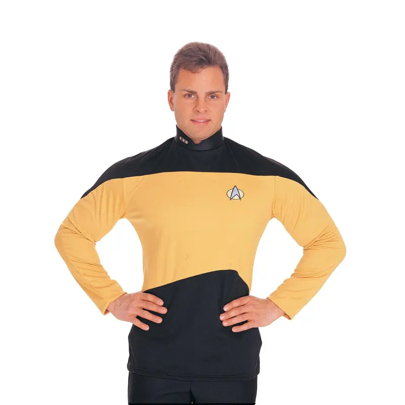 Star Trek: Tng Adult Uniform Shirt – Next Generation Crew Top 1