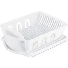 Sterilite 07314906418 Two-Piece Ultra Sink Set – Classic Red, Space-Saving Design 1