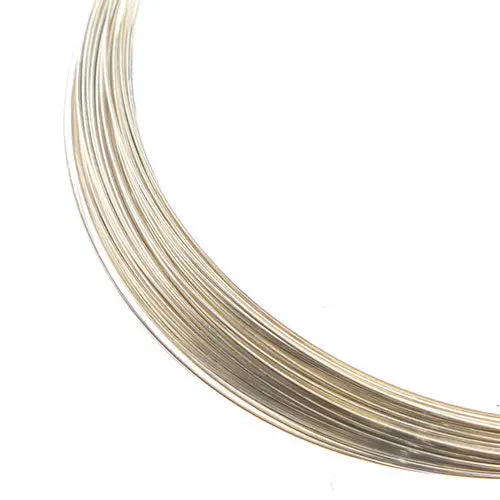 Sterling Silver Half-Hard Round Wire – 20 Gauge, 1-Ounce Pre-Wound Coil 1