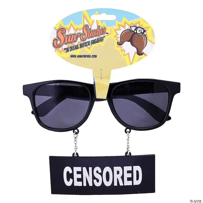 Sun-Staches Censored Sunglass-Mustache Hybrid 1