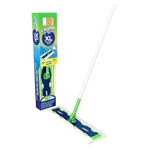Swiffer Sweeper Xl Dry + Wet Cleaning Kit – Includes Sweeper, 8 Dry Cloths & 2 Wet Cloths 1