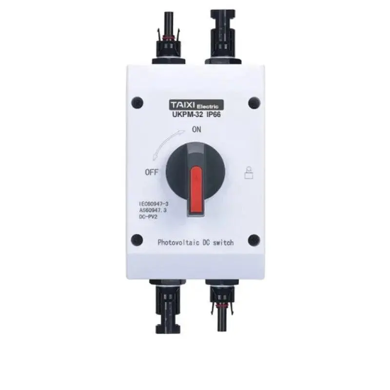 Taixi Ip66 Solar Isolator Switch – Pv Dc Disconnect, 1000V/1200V Rated 3