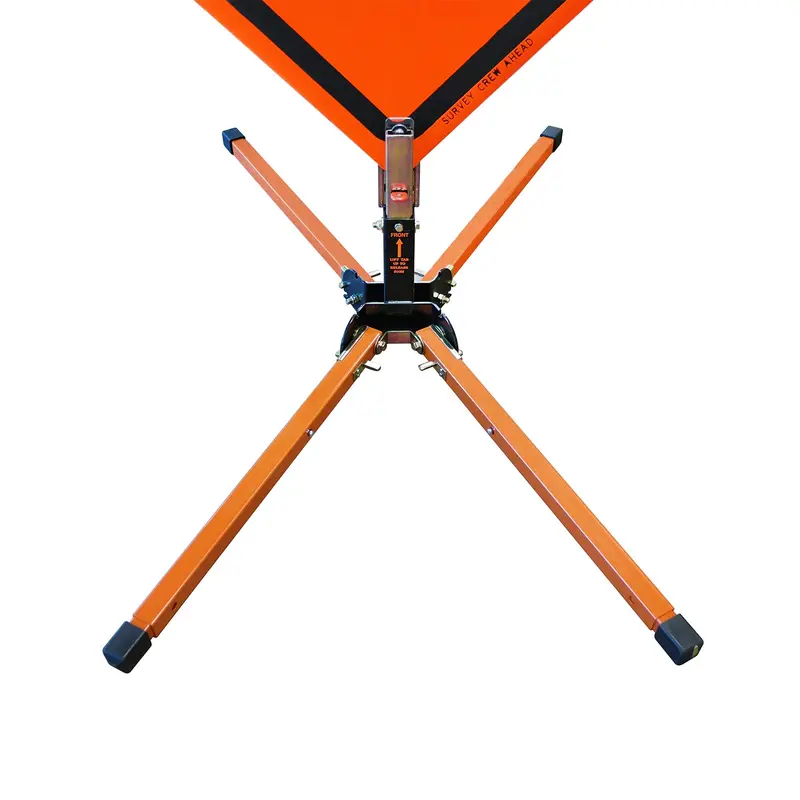 Telescoping Steel Sign Stand – Adjustable Height, Heavy-Duty Construction 1