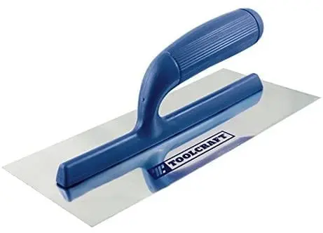 Toolcraft 11-Inch Stainless Steel Finishing Trowel – 5-Inch Blade Width With Plastic Handle For Concrete & Drywall Work – Tc4255 1