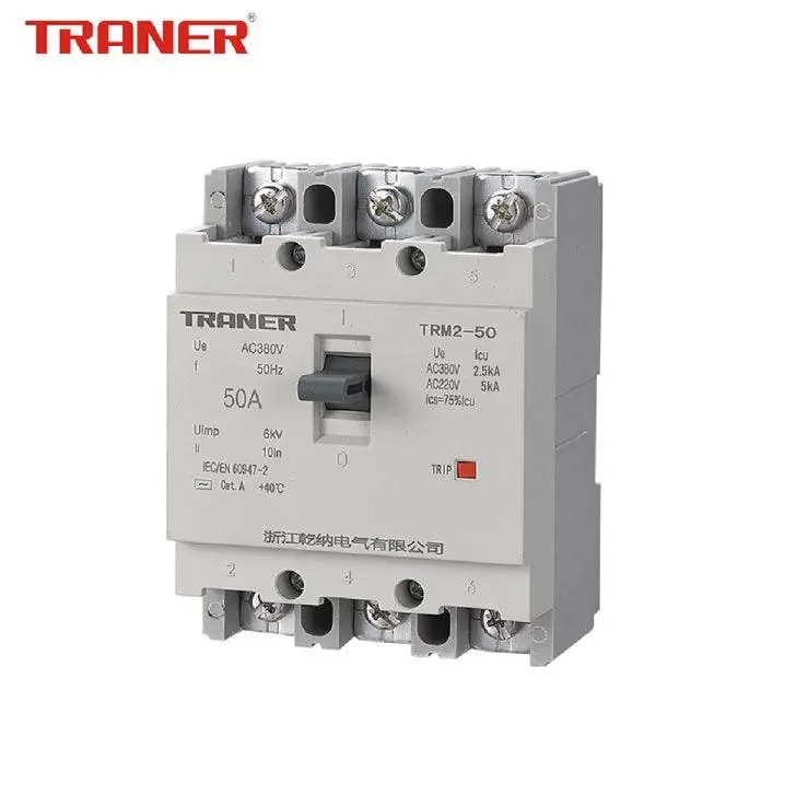 Traner Trm2-3 Series Din Rail Mccb – 3-Pole Molded Case Circuit Breaker 1