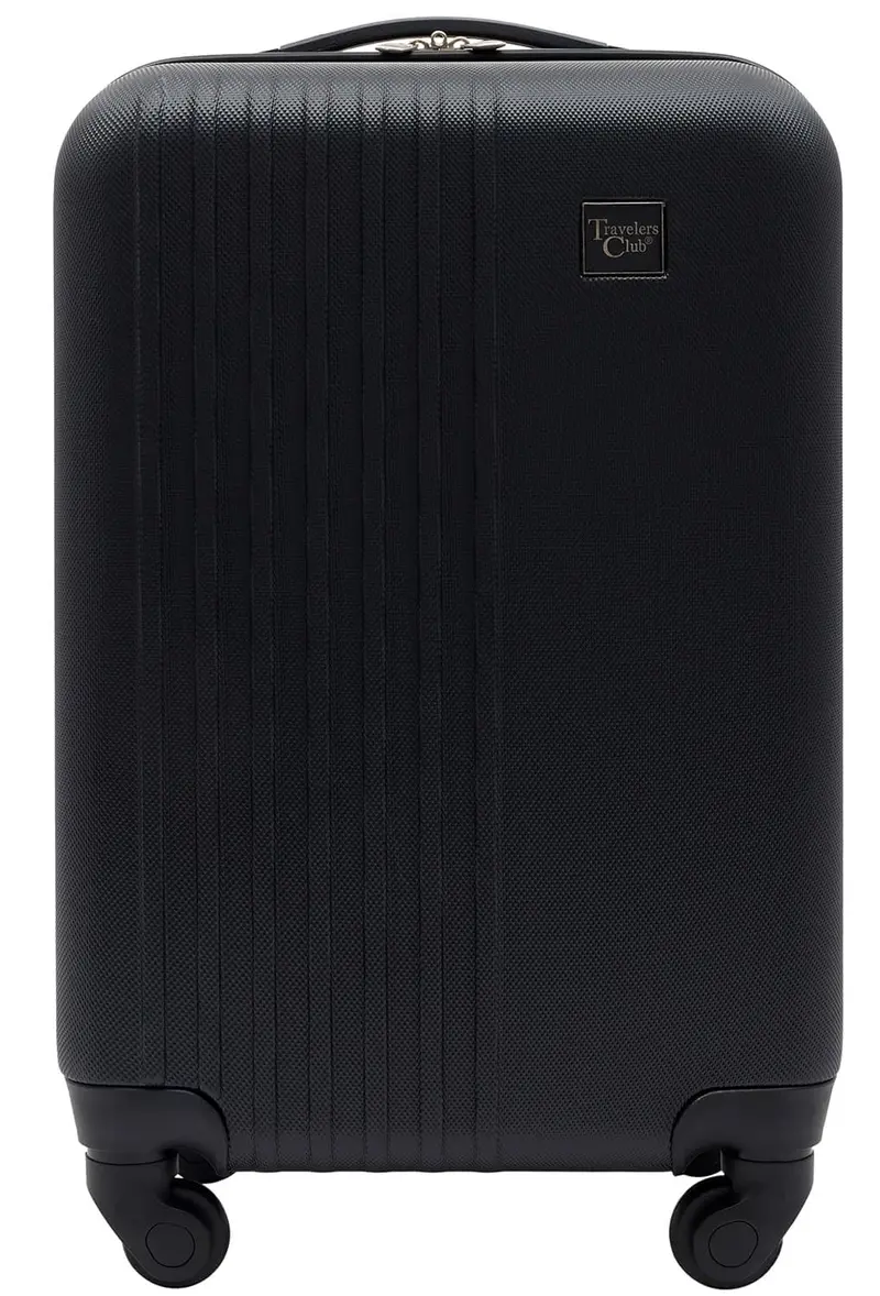 Travelers Club Cosmo Hardside Spinner Carry-On – 20-Inch Black Luggage With 360° Wheels And Tsa Lock 1
