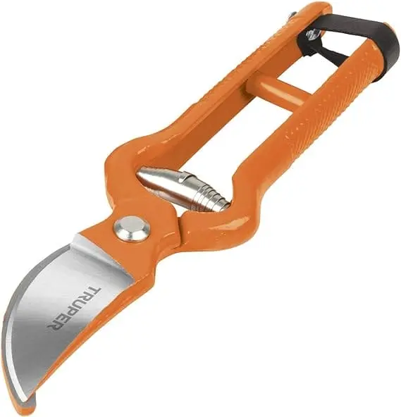 Truper Forged 10" Bypass Pruner – Ambidextrous Hand Pruning Shears With Serrated Blade And Ergonomic Grip 1