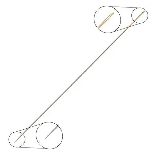 Tulip Beading Needles #12 – 2-Pack, 0.35Mm × 47.5Mm 1
