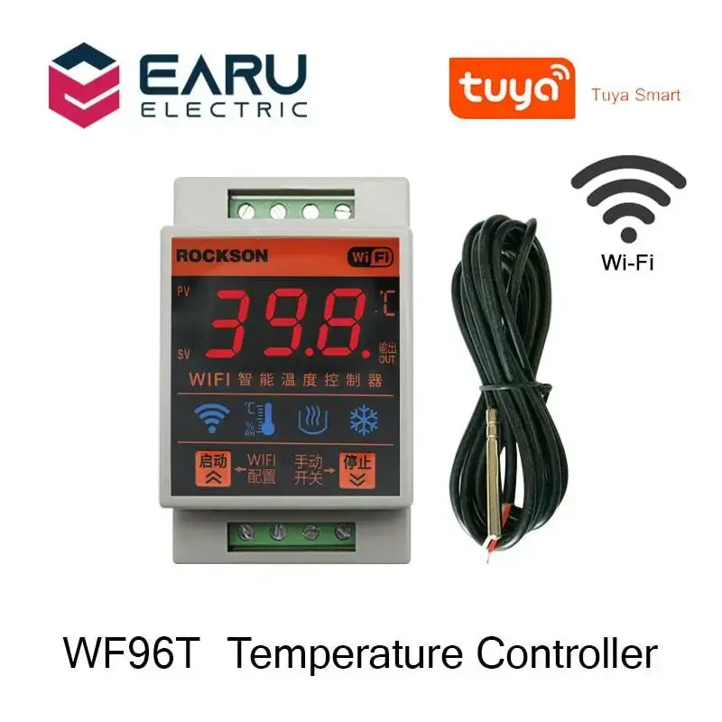 Tuya Wifi Smart Thermostat – Digital Trv With Remote Heating/Cooling Control Via Smart Life App 1