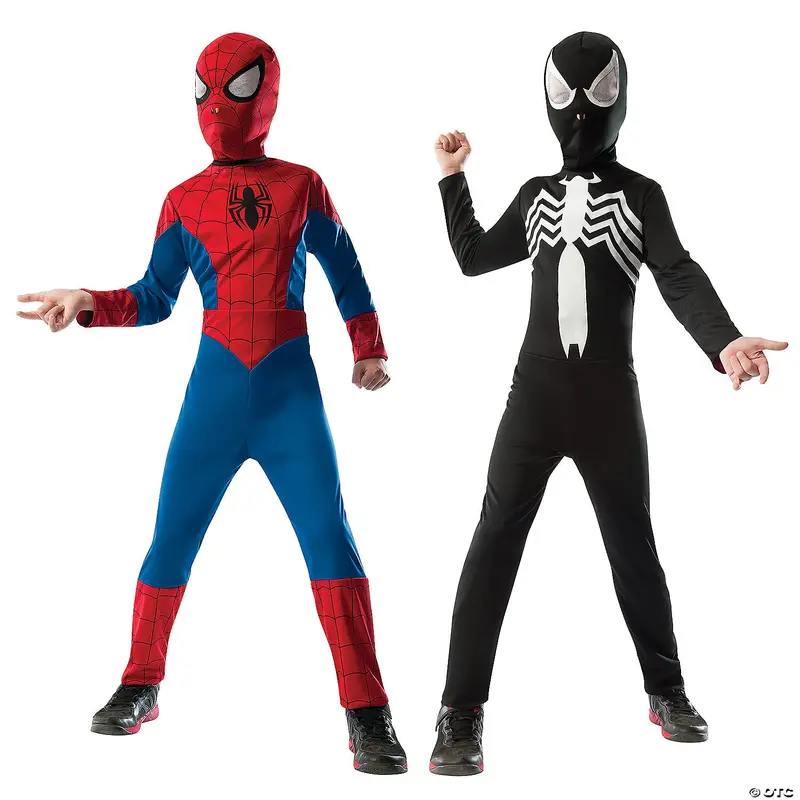 Two-Sided Reversible Spider-Man Costume For Kids 1