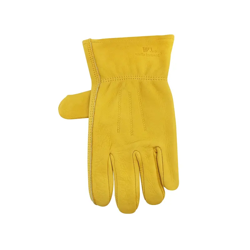 Wells Lamont Premium Leather Work Gloves – Reinforced Palm 1