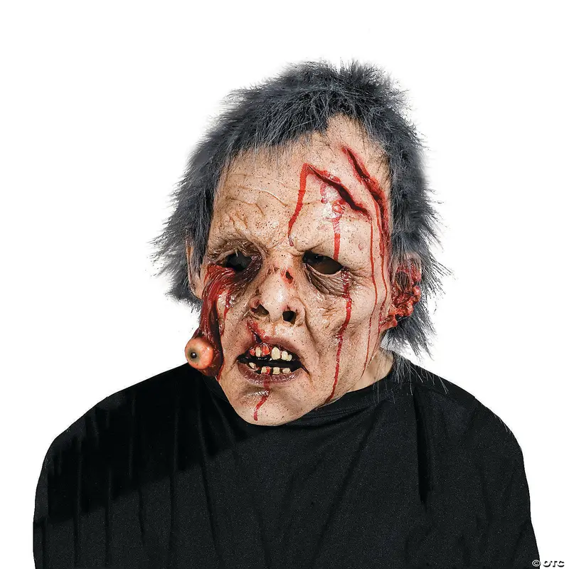 ‘Why Yes! Eye Doo’ Exaggerated Zombie Mask 1