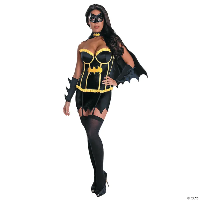 Women'S Batgirl Corset Deluxe Costume 1