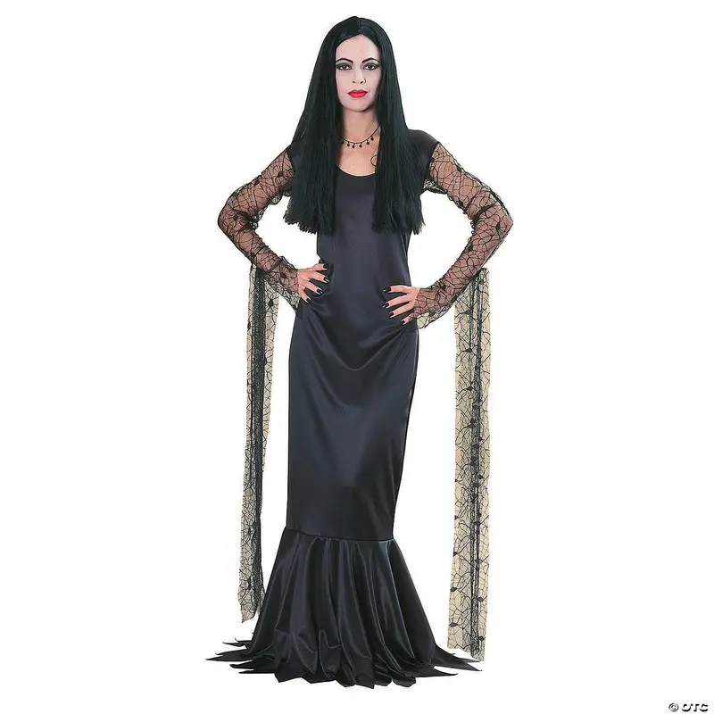 Women'S Morticia Addams Family Themed Costume 1